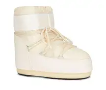 MOON BOOT Icon Low Nylon Boot in Cream