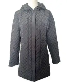 Grey Jones New York hooded quilted coat