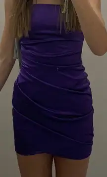 Purple Dillards Hoco Dress