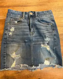 Outfitters Jean Skirt