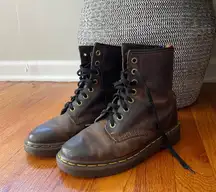 ✨VINTAGE brown leather Dr. Martens✨ Doc Martens boots with bouncing soles