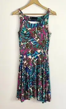 Cynthia Rowley  Floral Watercolor Batik Dress