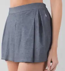 Lululemon City Skort Gray Zip Pockets Pleated Shorts - Sz 6 🧡🎀