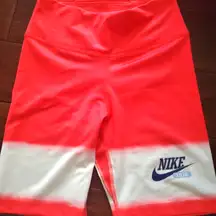 Nikr Biker shorts size xs red and white