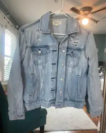 Distressed Denim Jacket