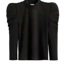 French Terry Puff Sleeve Sweatshirt