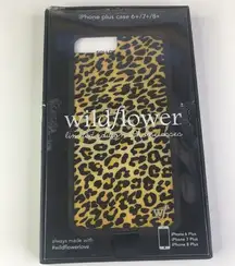 New Wildflower Leopard Print Case 6 Plus 7 Plus 8 Plus Animal Print