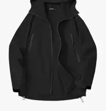 Avogue Rain coat women’s full zip hoodie long sleeved pockets