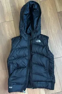 Black North Face Puffer Vest The 550 Women’s Small