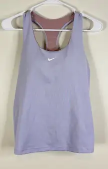 Nike Women's Universa Medium-Support Padded Sports Bra Tank Lavender