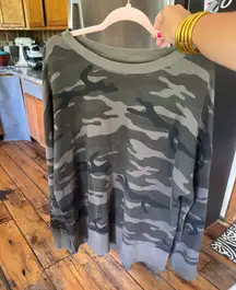 camo crewneck 