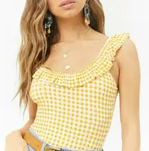 NWT Gingham Bodysuit 