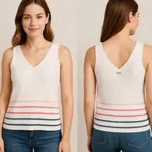 Carve Designs Women's Size XXS Sleeveless V Neck Ribbed Knit Tank Top