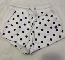 Poka dot champion reverse weave comfy shorts