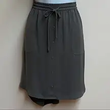 Gray Hi-Lo Skirt