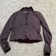 lululemon always alert 1/2 zip size 8