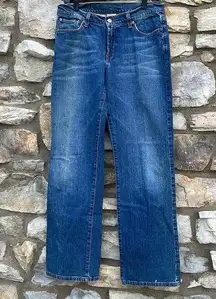 Lucky Brand  Dungaree jeans rider fit relaxed long length size 10/30