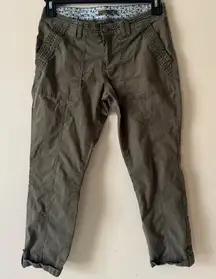 PRANA Mari Capri mid-rise Green Size 4  29X24