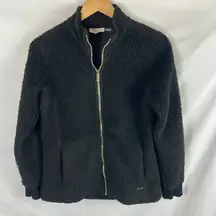 Calvin Klein Fuzzy Zip Up Sweater Jacket Size Small