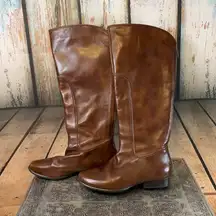 Elaine Turner Leather Zip Up Boots Size 7