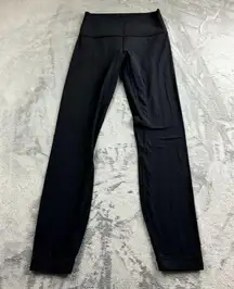 Lululemon Womens Align Leggings Size 4 Black High Rise Ankle 25" Athleisure Soft