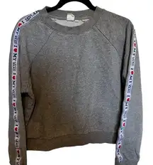 Vans grey long sleeve cropped sweatshirt size medium