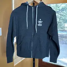 Jetty Zip Up Charcoal Gray Hoodie Size XS