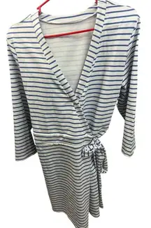 NWT - Southern Tide Chic Striped Wrap Romper XL