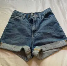 High-Waisted Denim Shorts