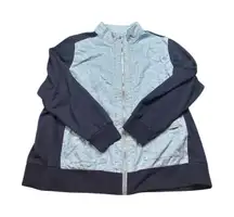 Women's‎ Appleseed's Blue Denim Zip-Up Jacket Size Xlg