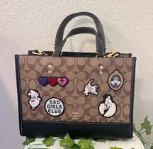 Coach  Dempsey Carryall In Signature Canvas With Patches CC873