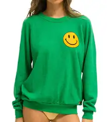 AVIATOR NATION KELLY GREEN SMILEY SET LARGE TOP/ MEDIUM BOTTOM