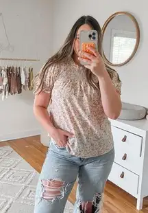 Blu pepper floral top