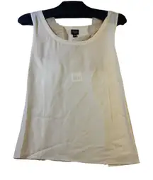 Eileen‎ Fisher Woman 3X Wide Scoop Neck Shell Top Sleeveless Blouse Soft White