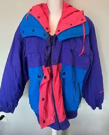Vintage Head Sportswear 90’s Colorblock Puffer Jacket | EUC | L | Retro