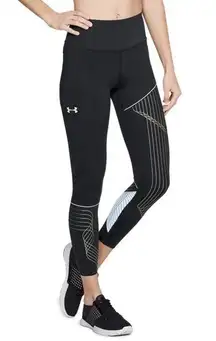 Under Armour  Define The Run Reflective 7/8 Black Leggings Size Small