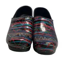 DANSKO Women’s Multicolored Clogs Mules Size 39 8-8.5‎