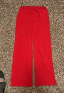 Skims Straight leg pant red