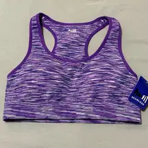 NWT Pro-Fit Purple Seamless Racerback Sportsbra