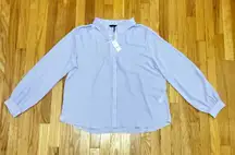 NWT White House Black Market lavender blouse 