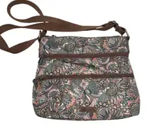Sakroots Artist Circle Flat Crossbody Paisley Purse Bag Sienna Spirit Desert