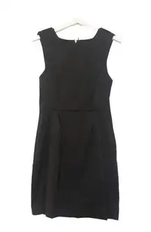 NWT W118 by Walter Baker Black Anne Dress Epaulet Sleeveless Dress Size Medium