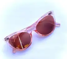 Pink Cateye Retro Sunglasses — New