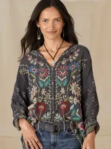 CASSIA BUTTON DOWN BLOUSE