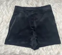 Intermix Exclusive Eden Black Satin Shorts