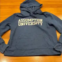 Redshirt Assumption University hoodie sweatshirt size small .