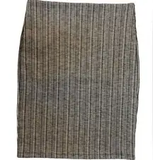Loft Outlet • Career Striped Black Pencil Skirt Work Office Wear