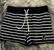 NWOT disney parks Navy/White Stripe, Mickey Mouse Shorts, size small, S