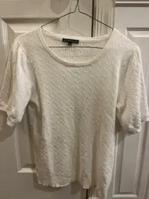 Adrianna Papell White Sweater