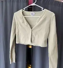 princess polly crop sweater (Size 6)